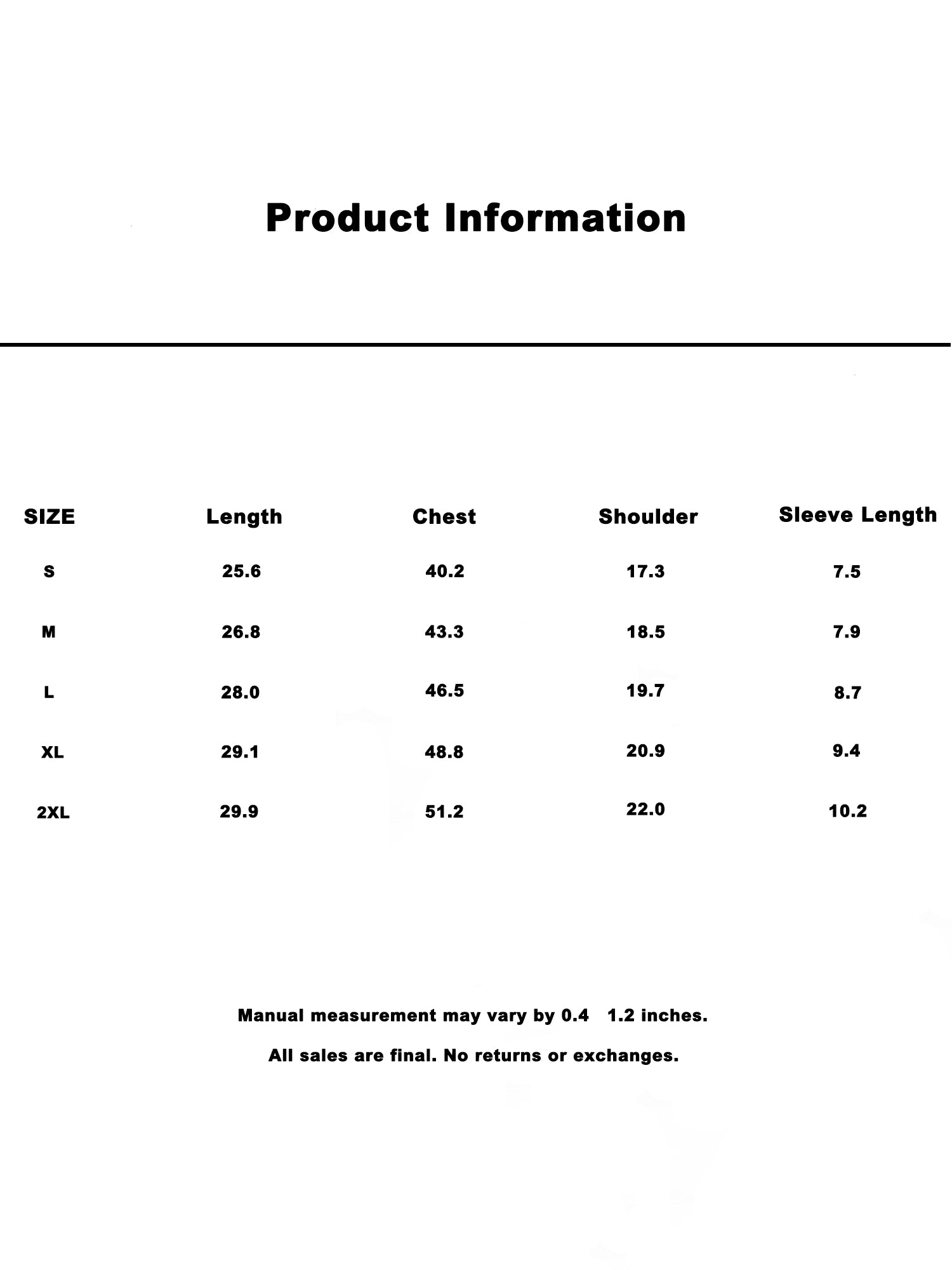 “Sold out” T-shirt