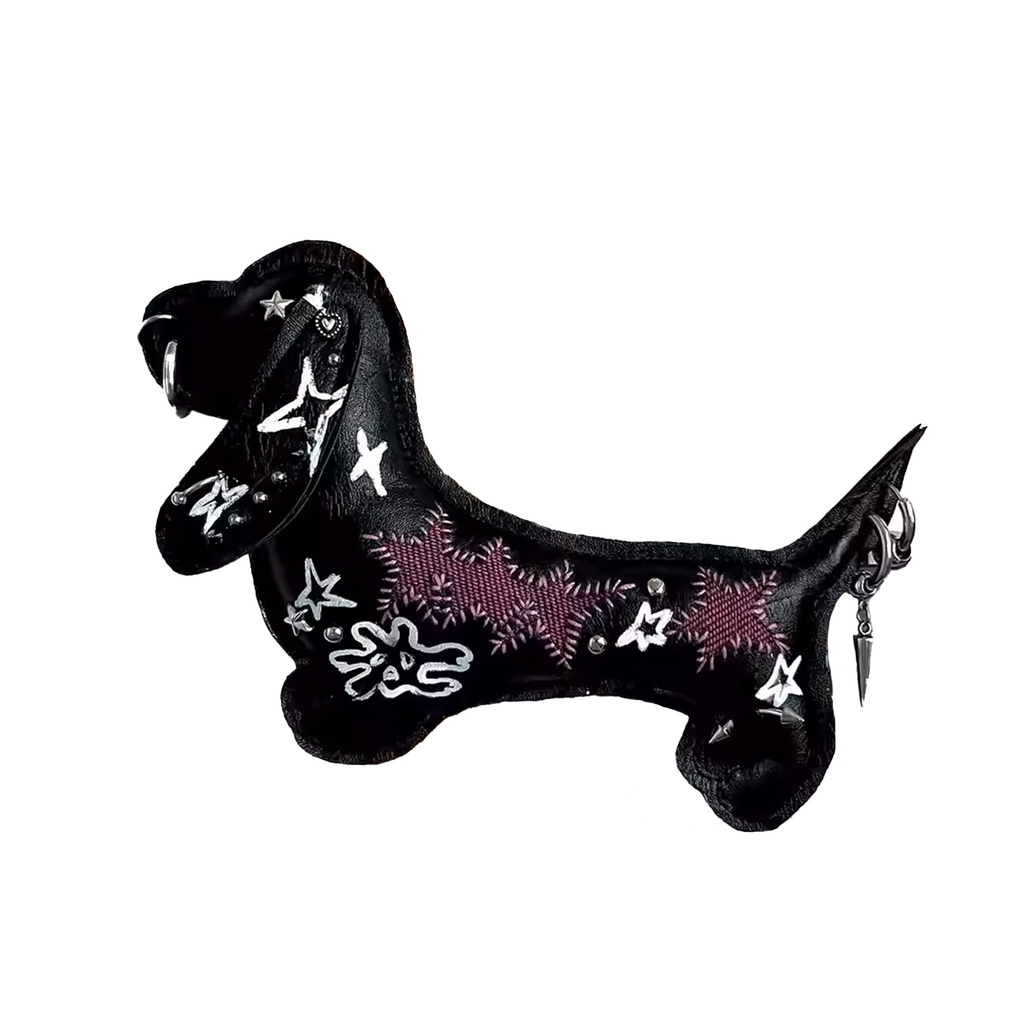 Midnight Fantasy Diary Weird Hand-painted Graffiti Pendant