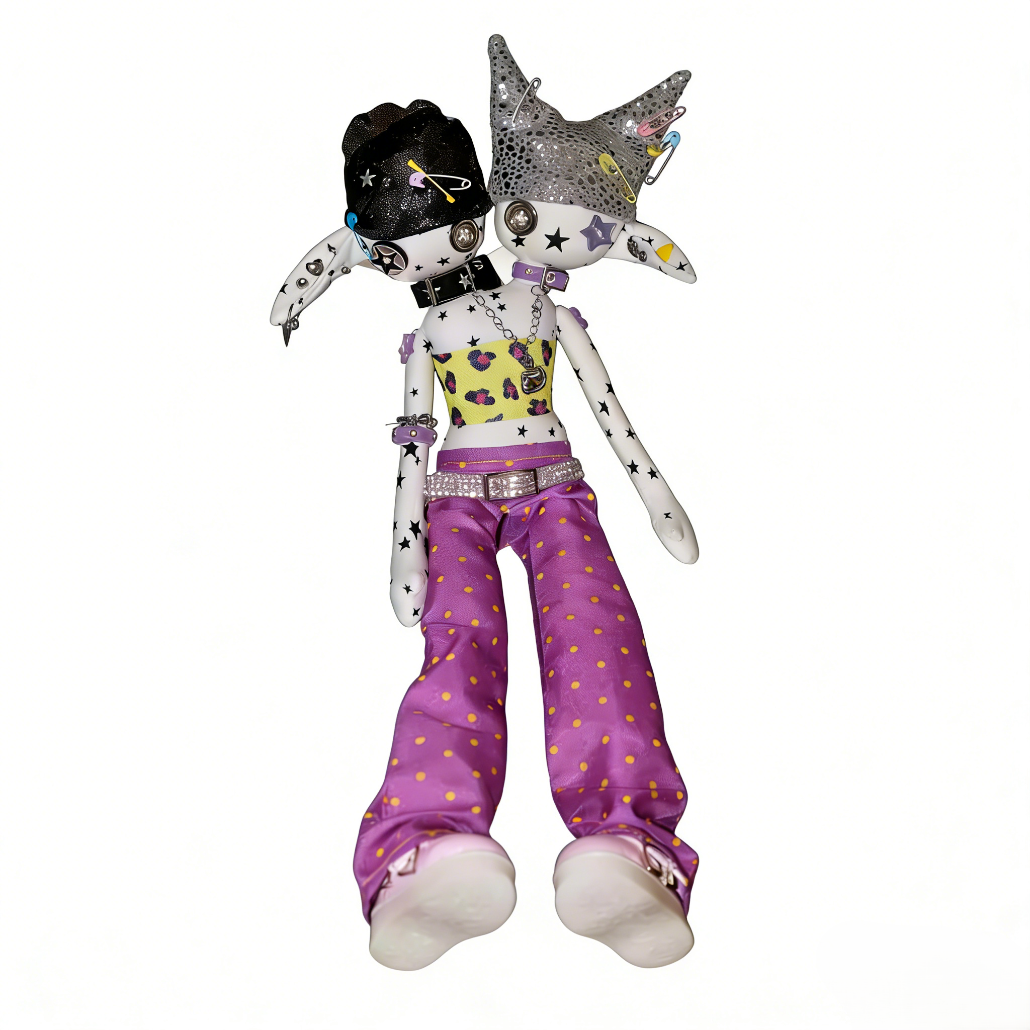 Twin Doll Art Toy Bag Charm