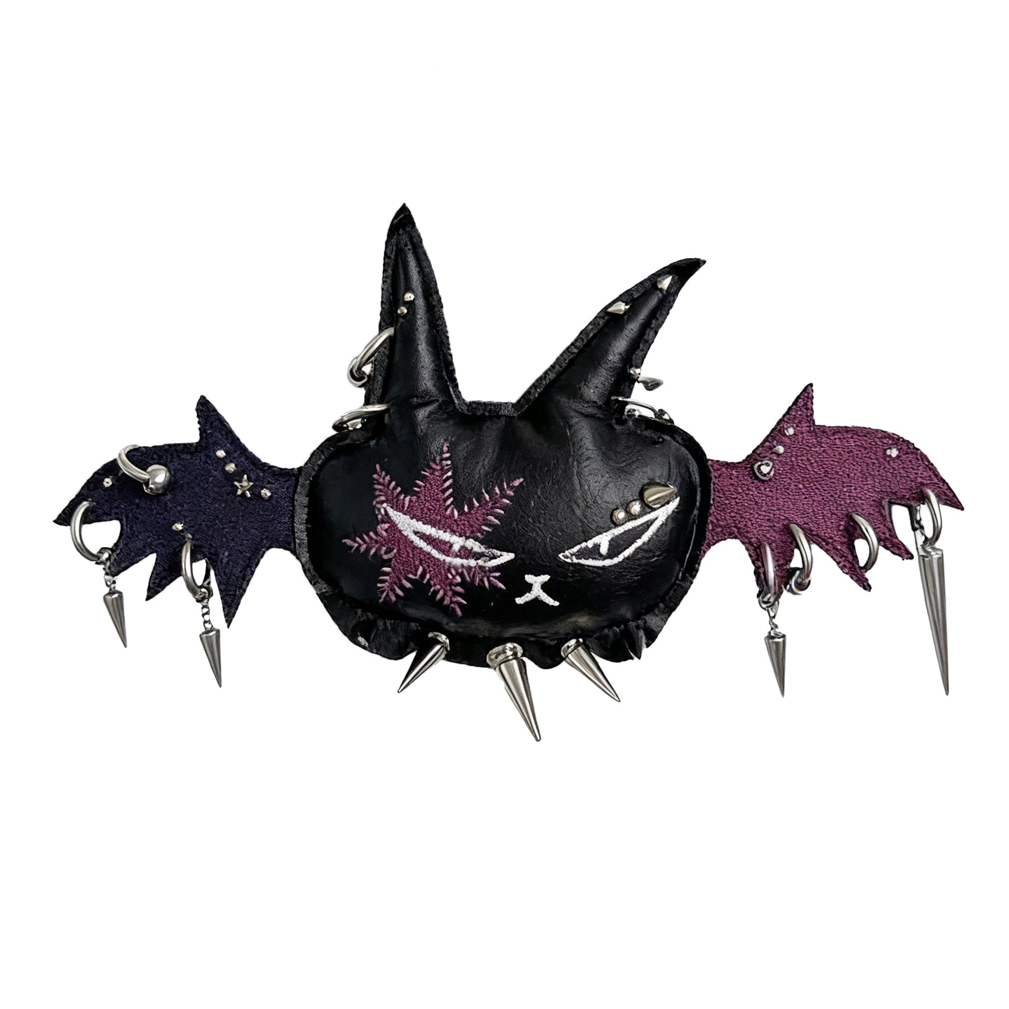 Midnight Fantasy Diary Weird Hand-painted Graffiti Pendant