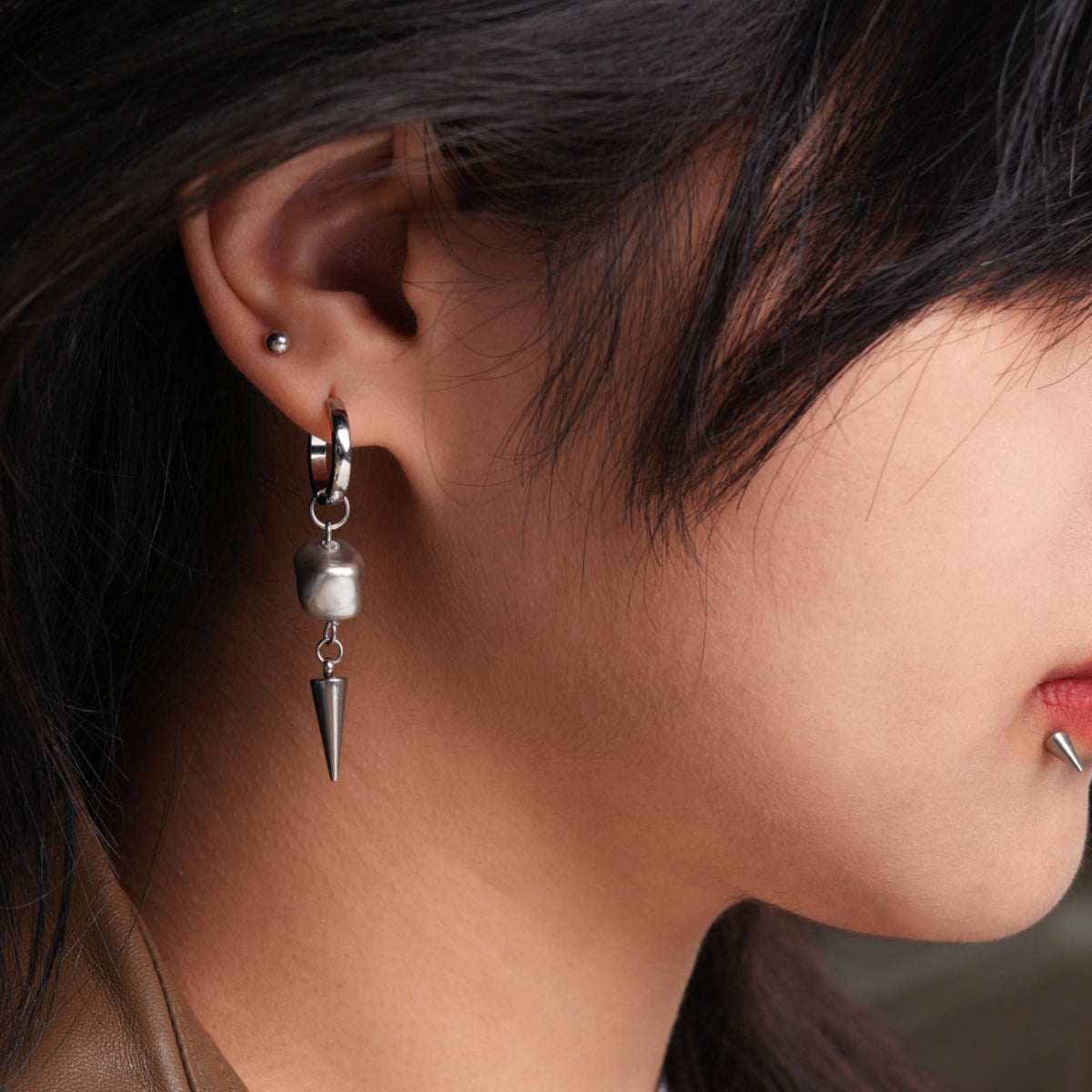 KOMETA Dark Matter Earrings