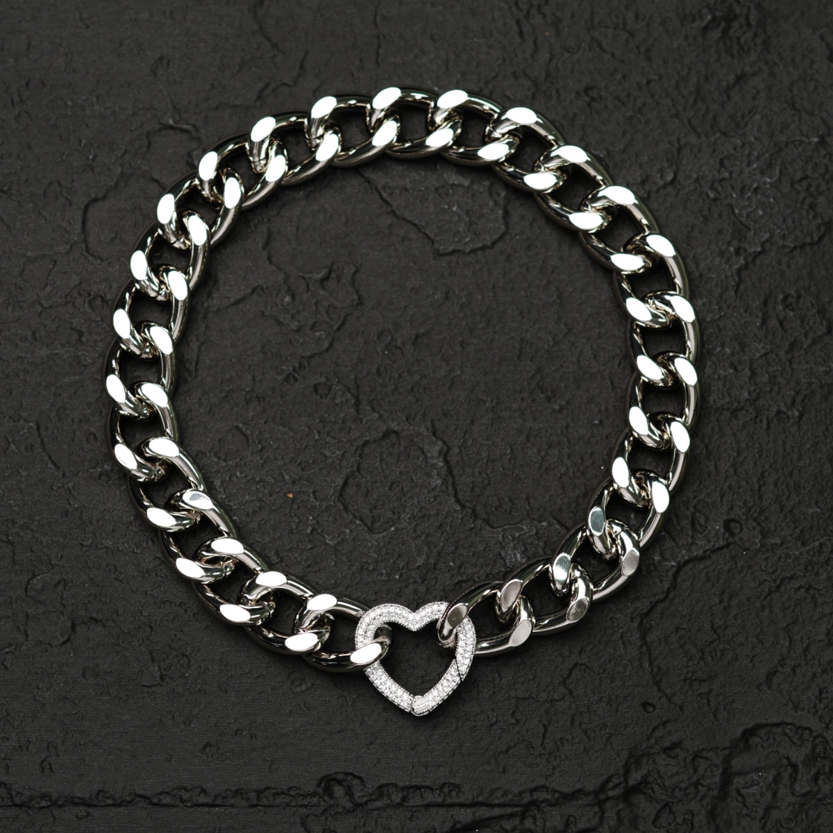 Collier avec cadenas d'amour