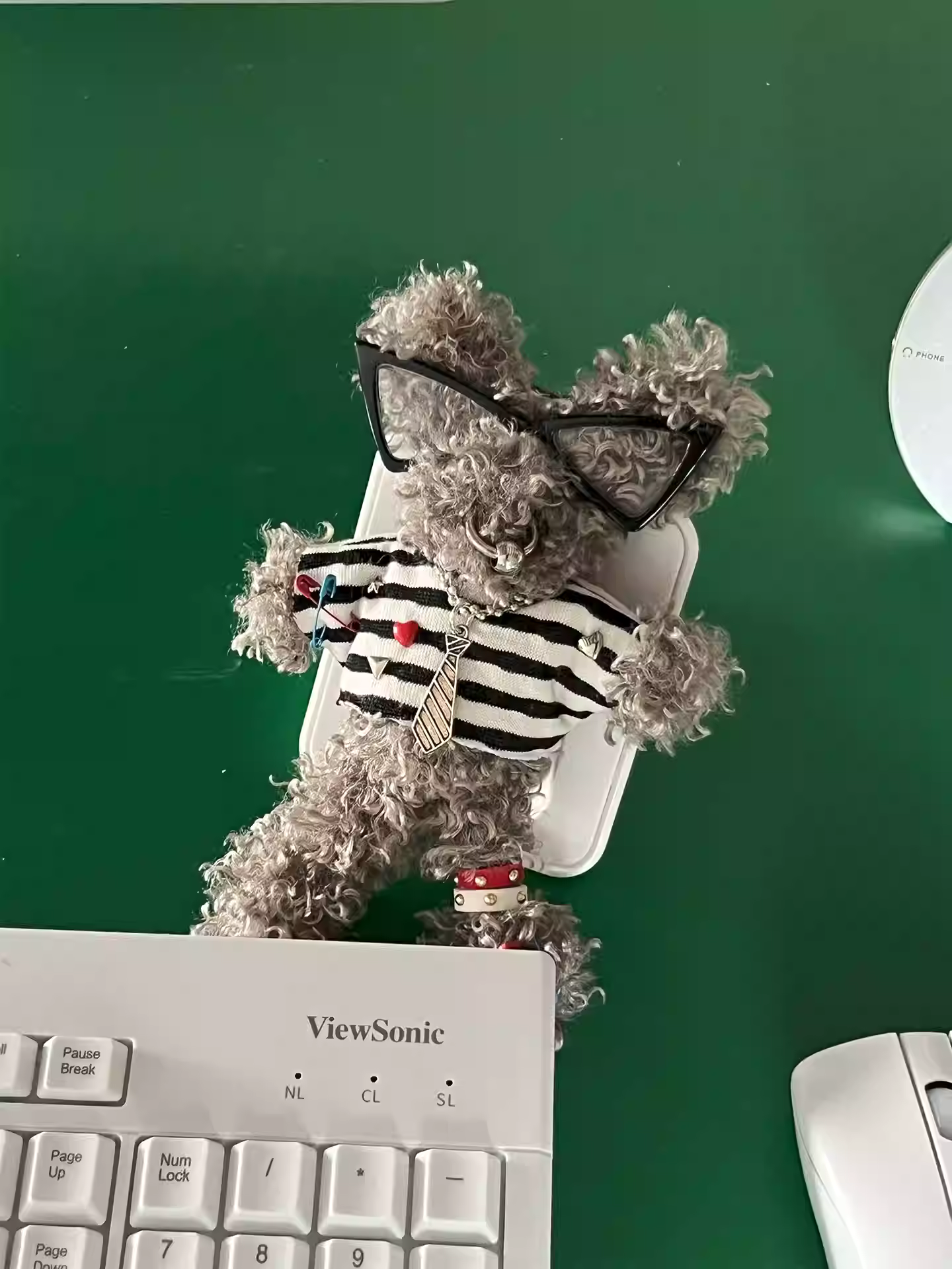 Neon Punk Handmade Designer Toy Bag Charm