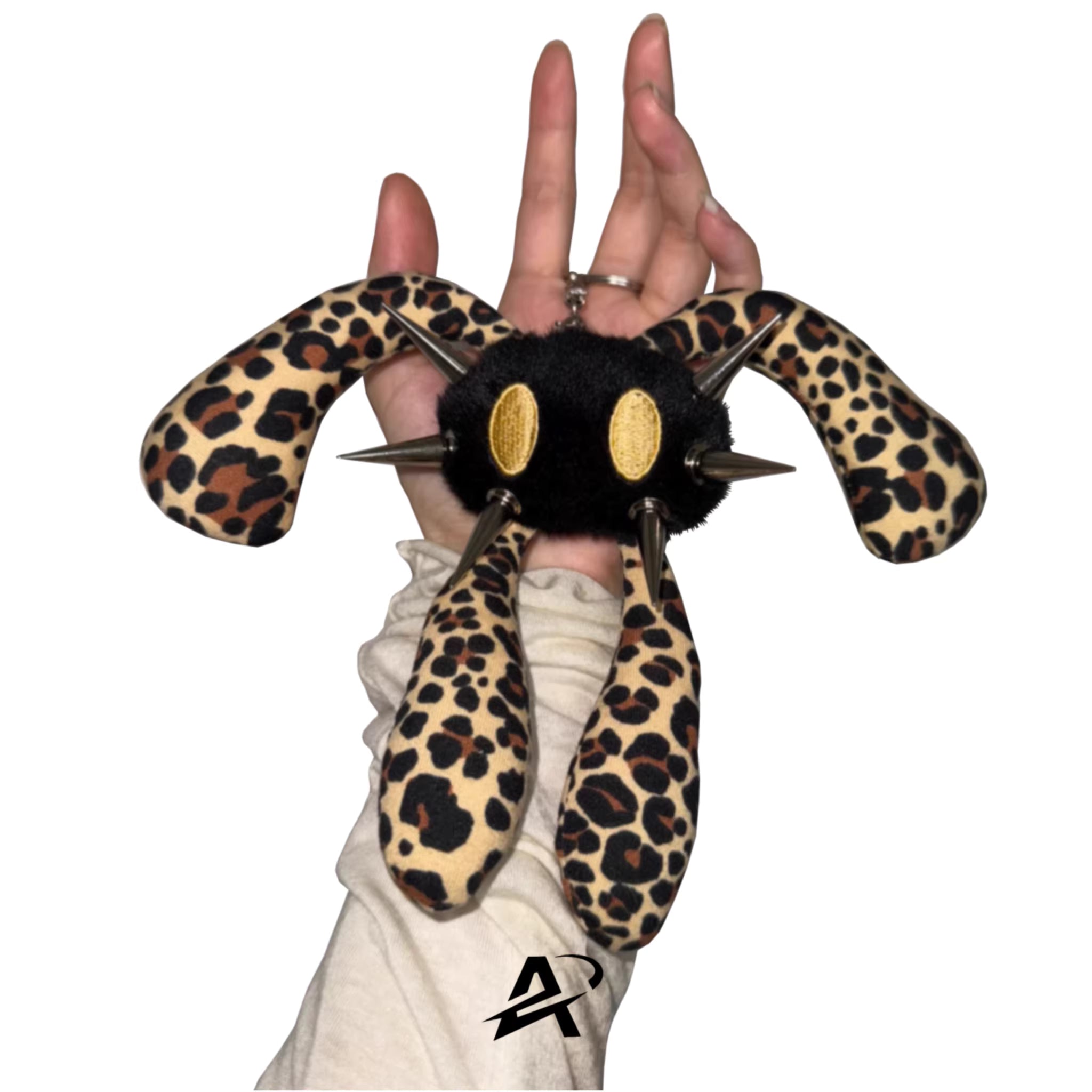 Anti Cony Four-Eared Punk Rabbit Keychain Plush Charm