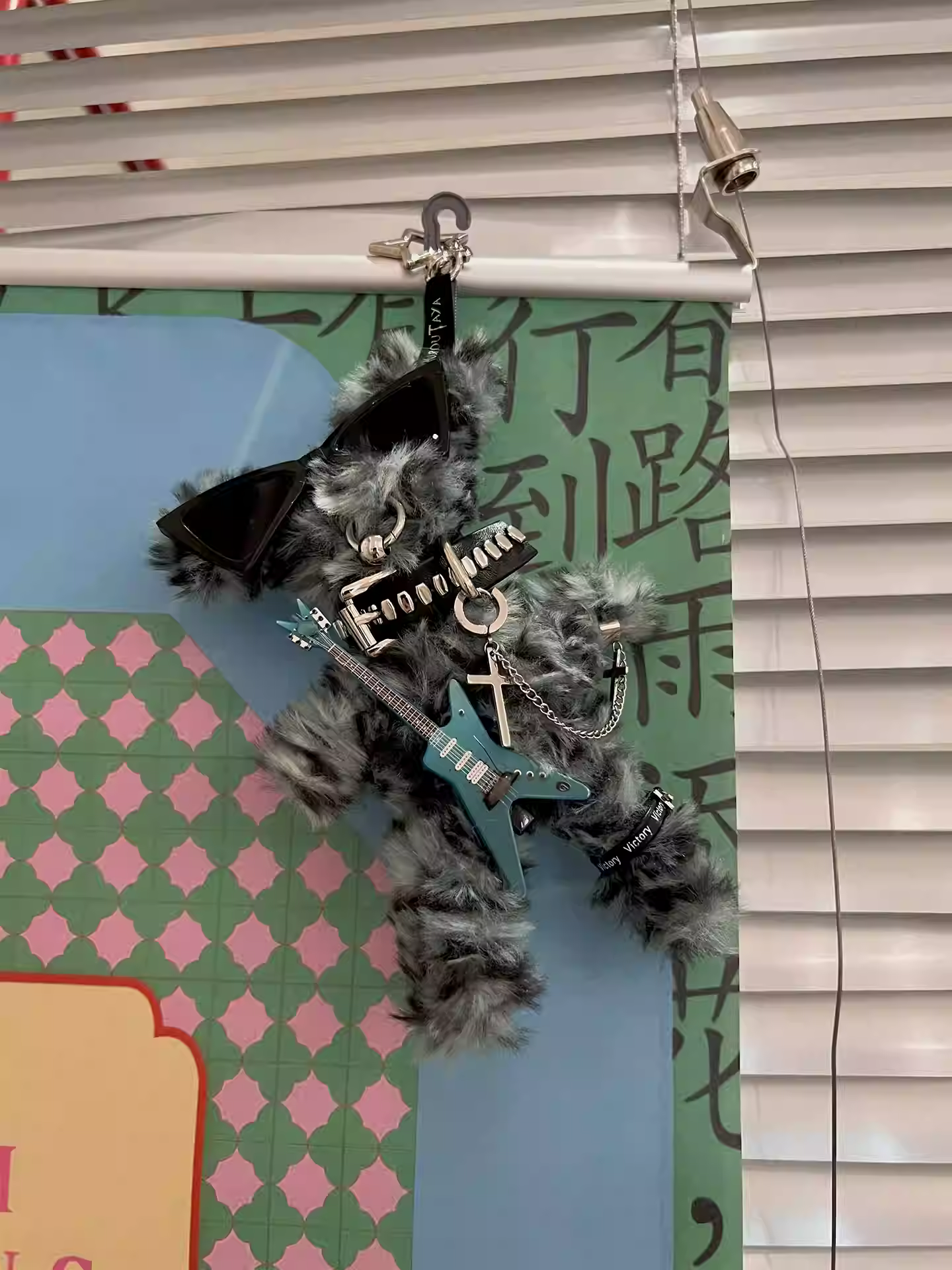 Neon Punk Handmade Designer Toy Bag Charm