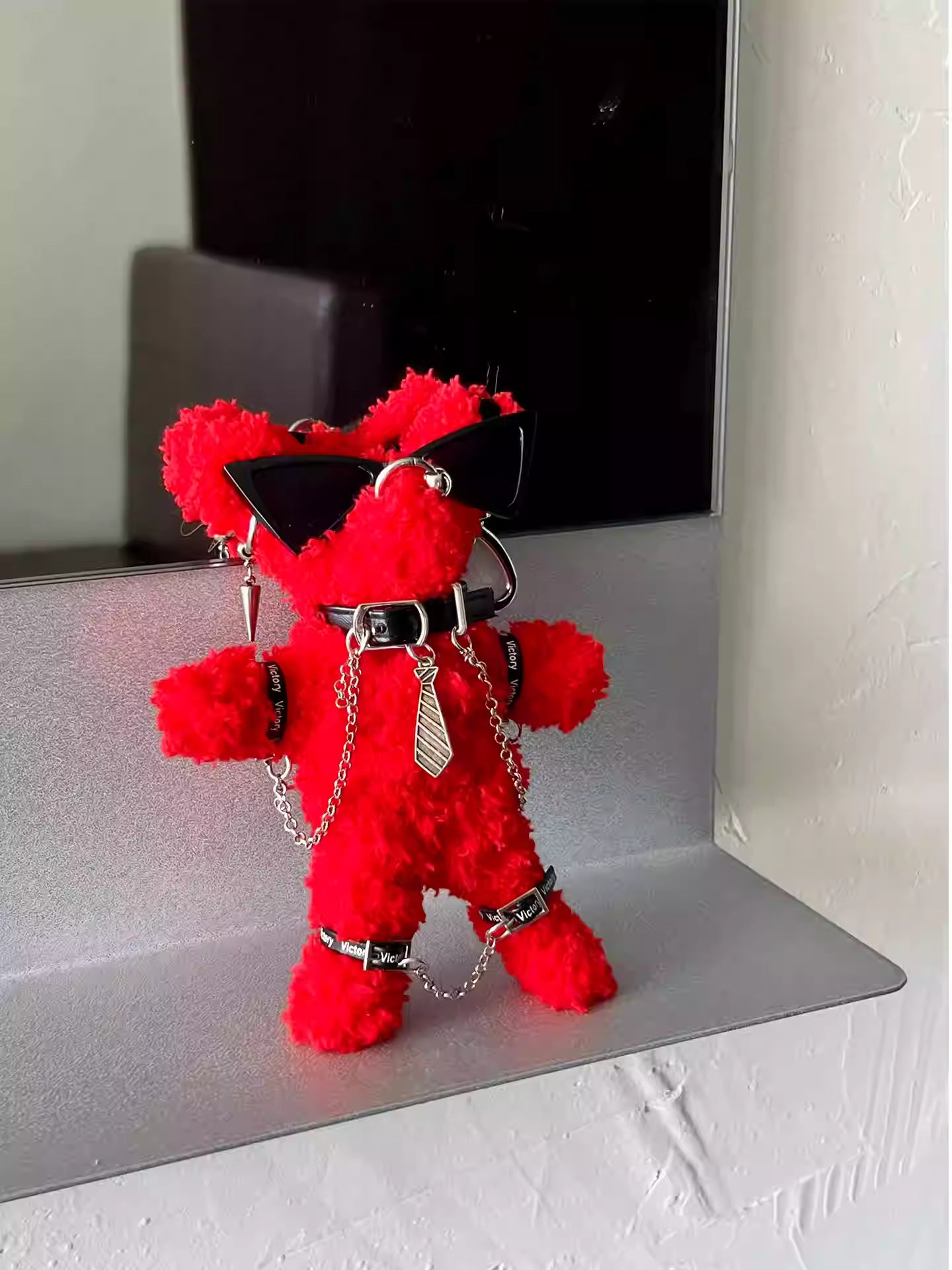 Neon Punk Handmade Designer Toy Bag Charm