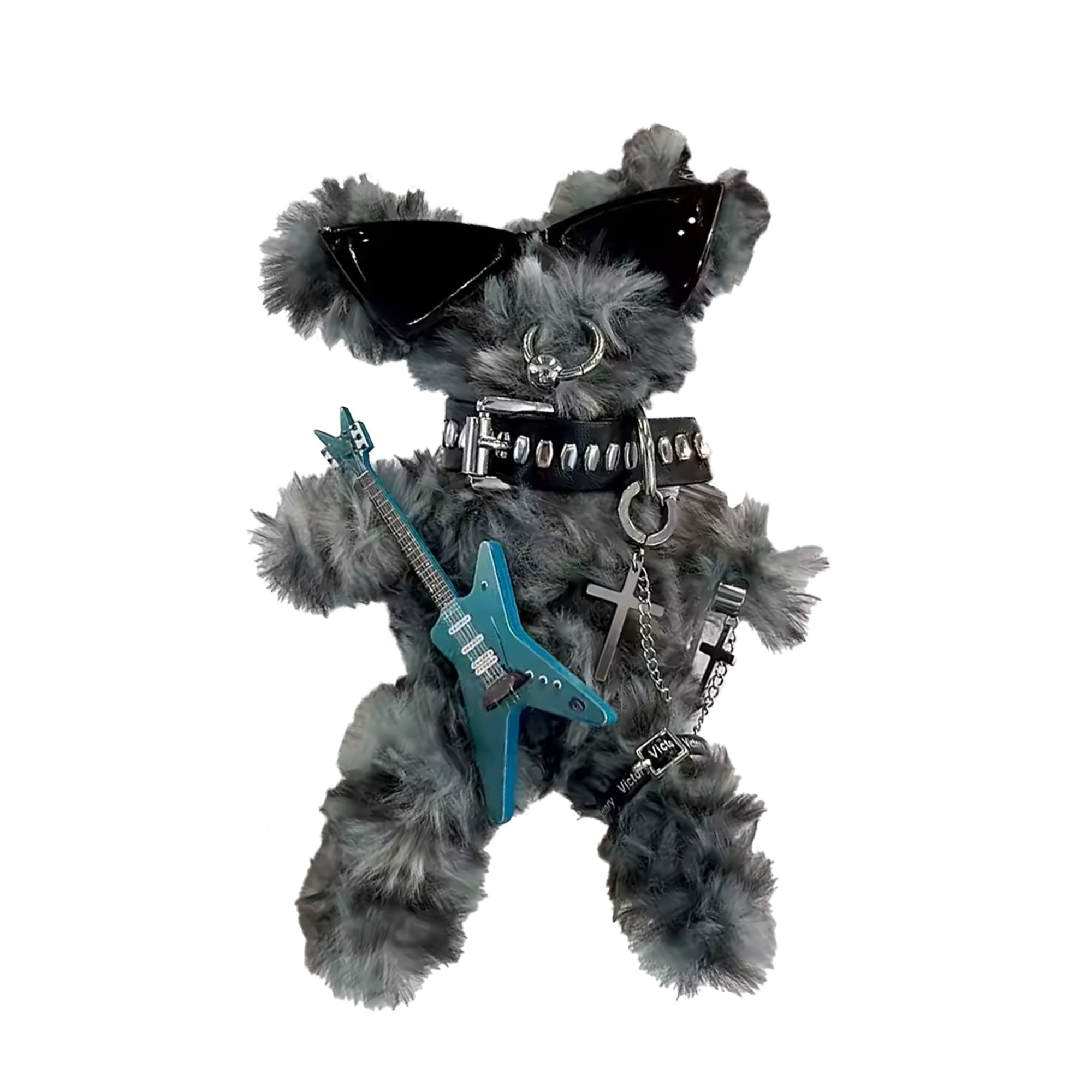 Neon Punk Handmade Designer Toy Bag Charm