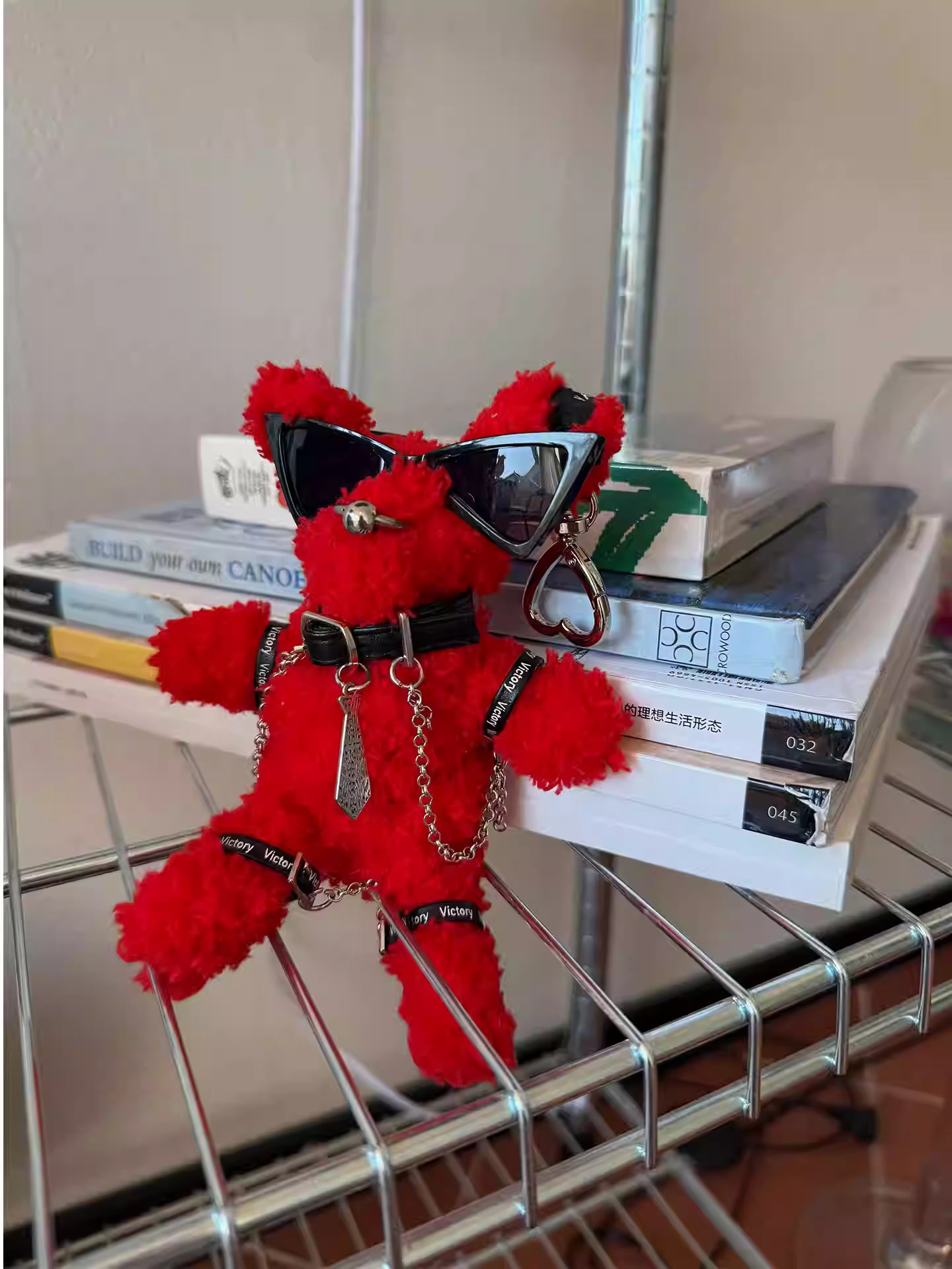 Neon Punk Handmade Designer Toy Bag Charm