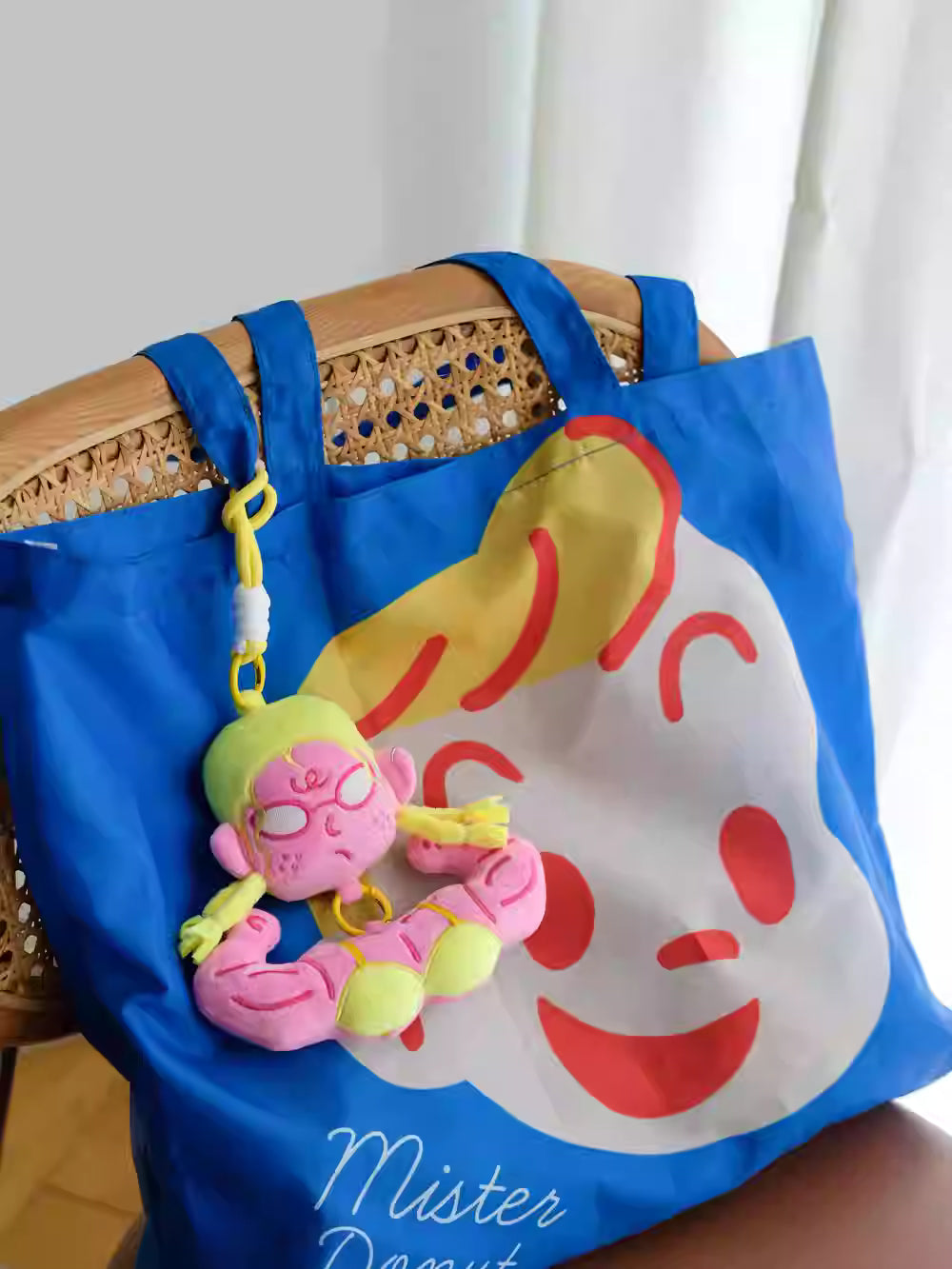 Muscular Fitness Girl Plush Charm