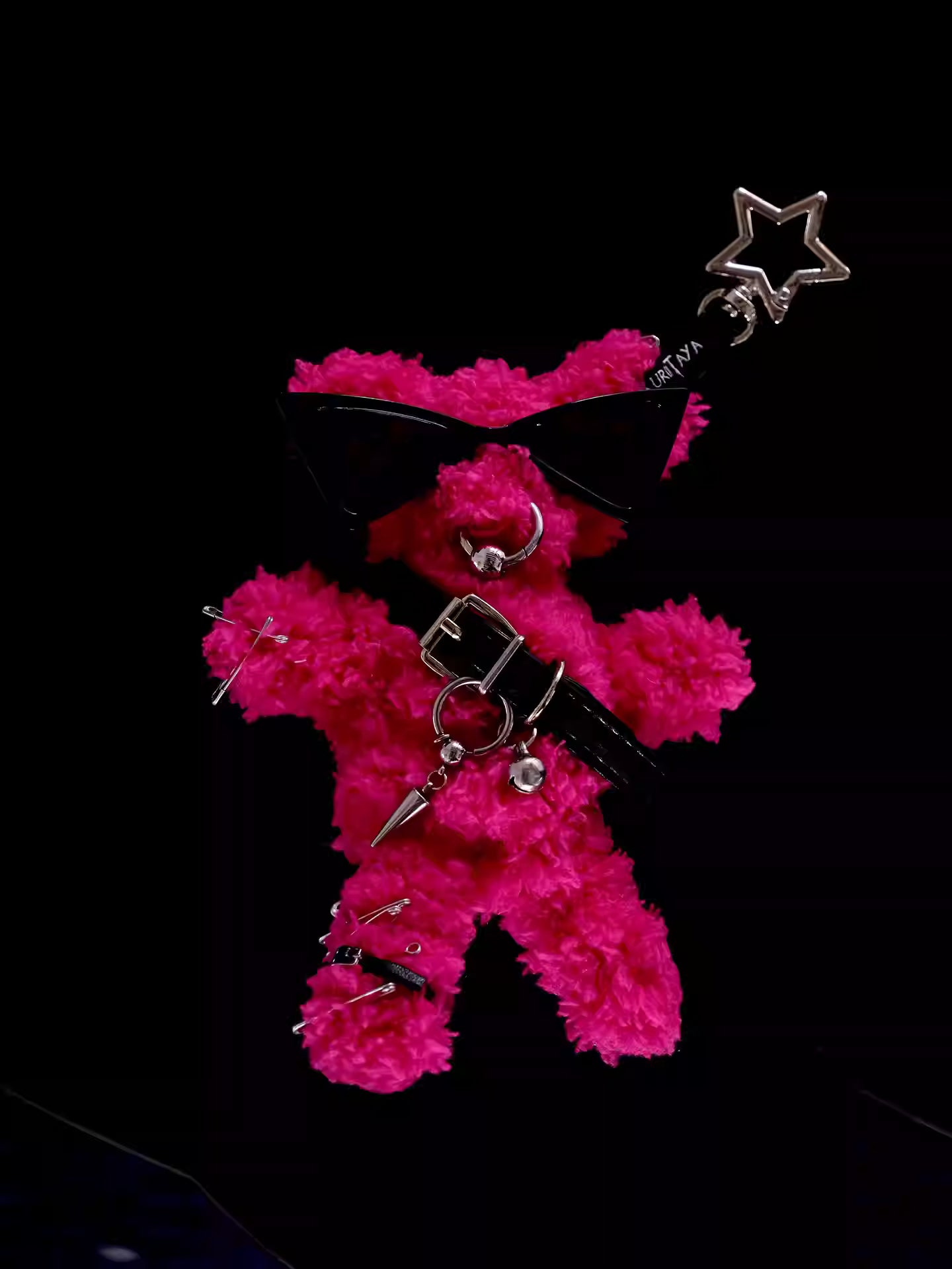 Neon Punk Handmade Designer Toy Bag Charm