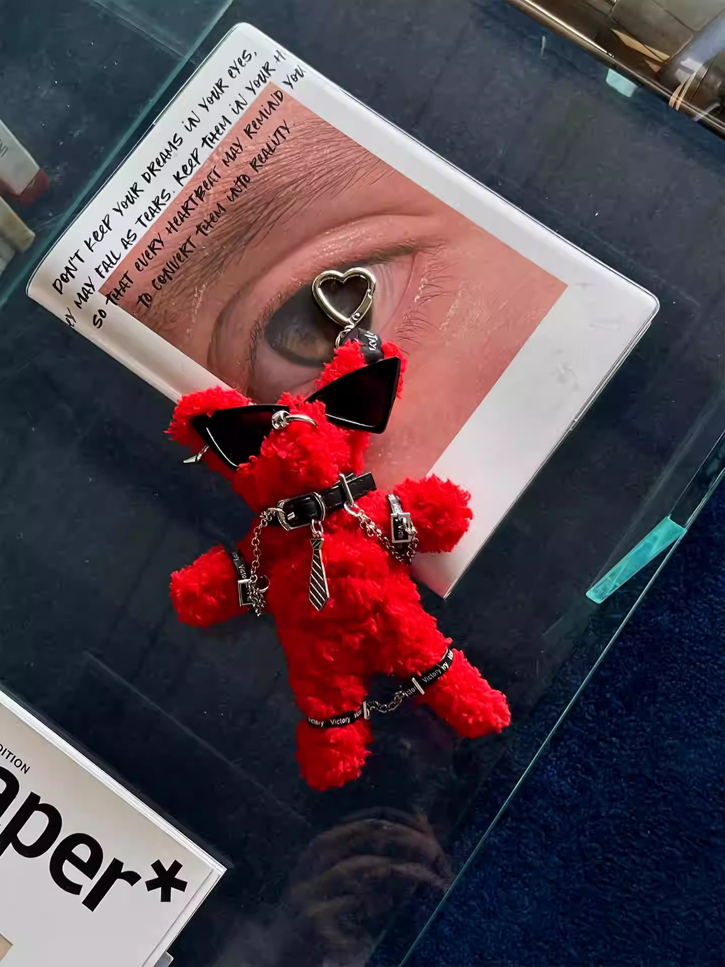 Neon Punk Handmade Designer Toy Bag Charm