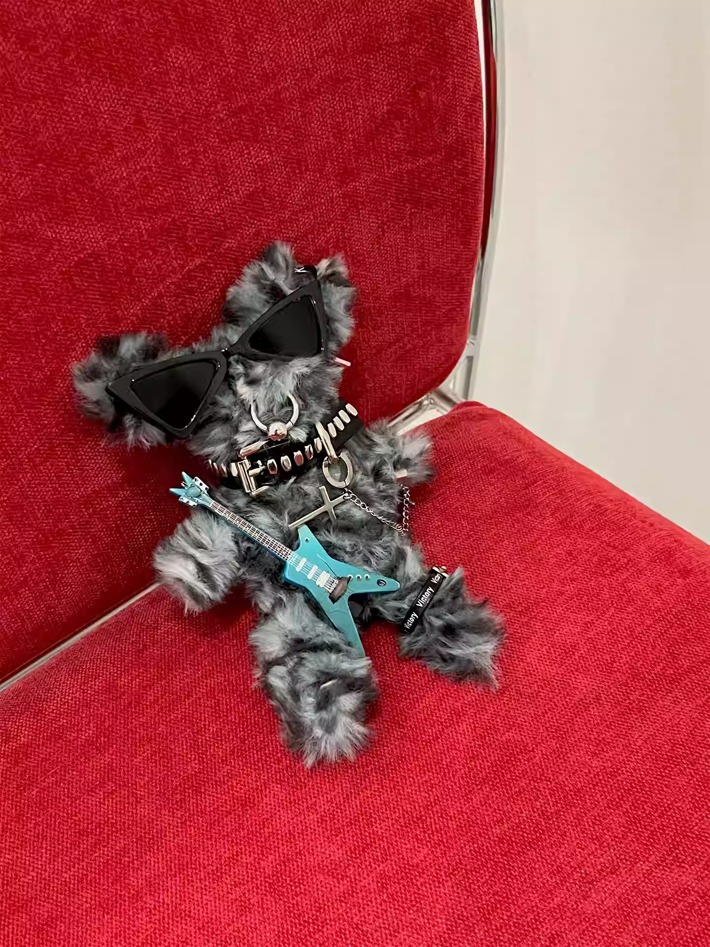 Neon Punk Handmade Designer Toy Bag Charm