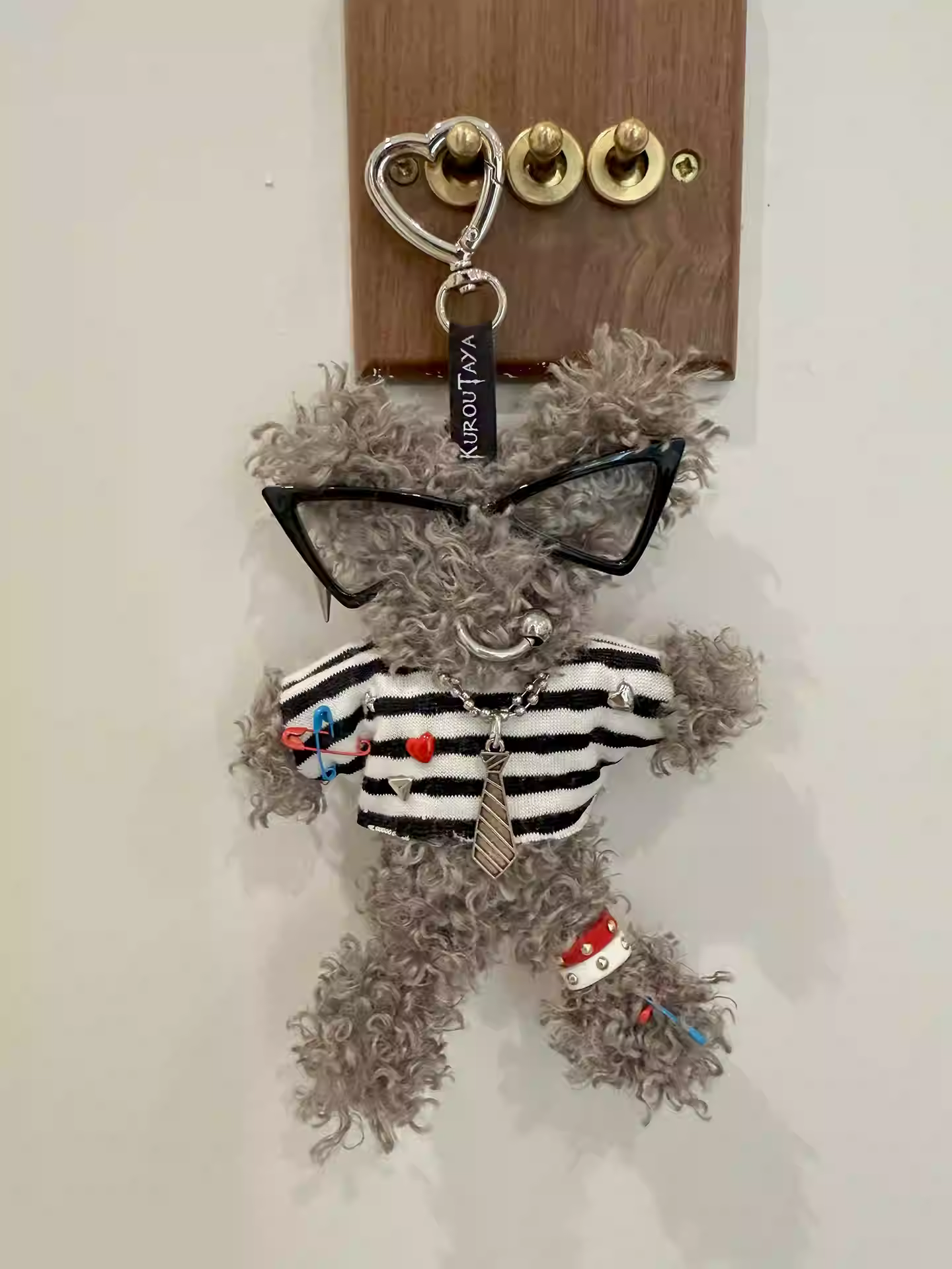 Neon Punk Handmade Designer Toy Bag Charm