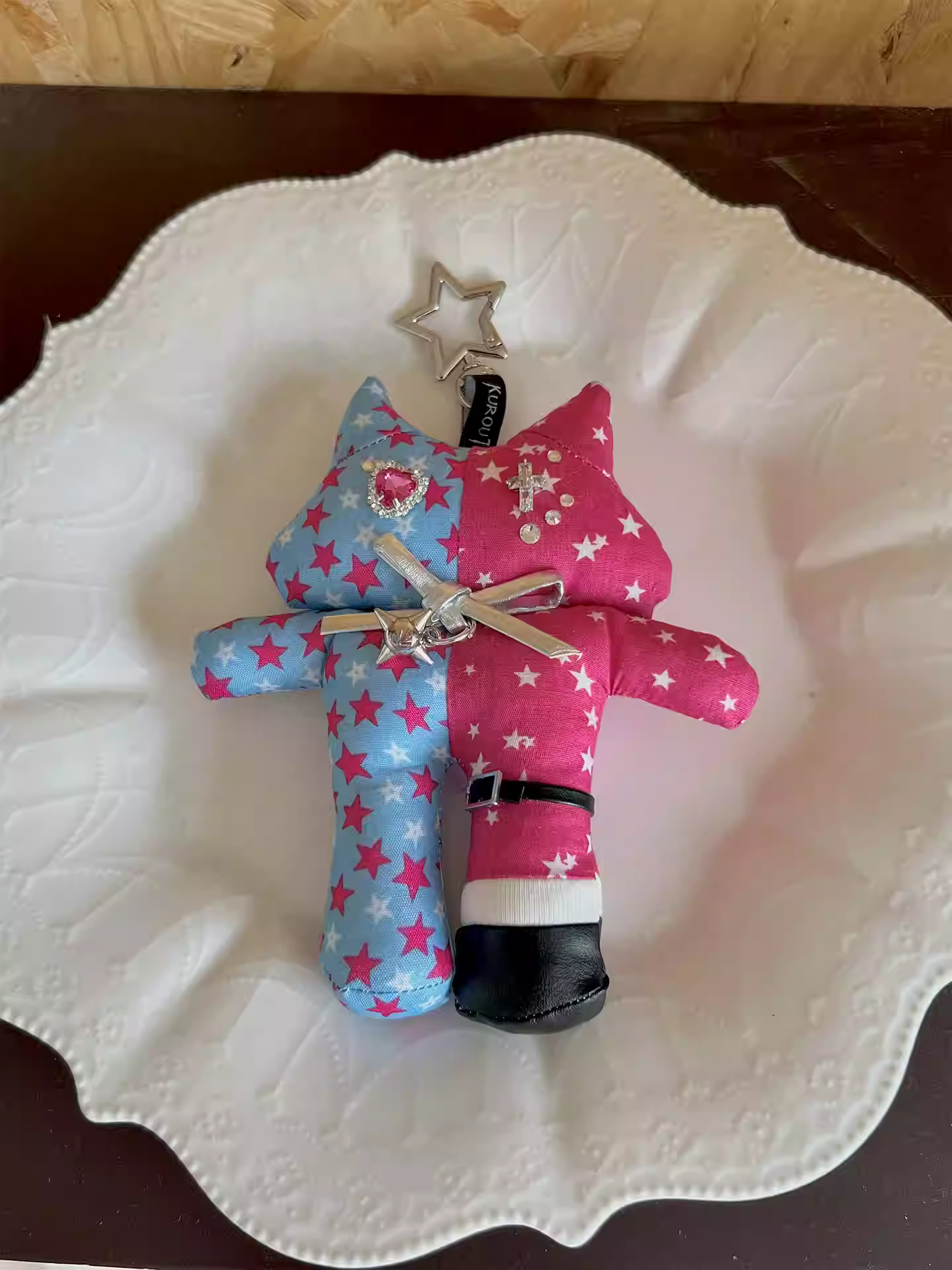 Starblood Twin Pact Plush Handmade Designer Toy Bag Charm