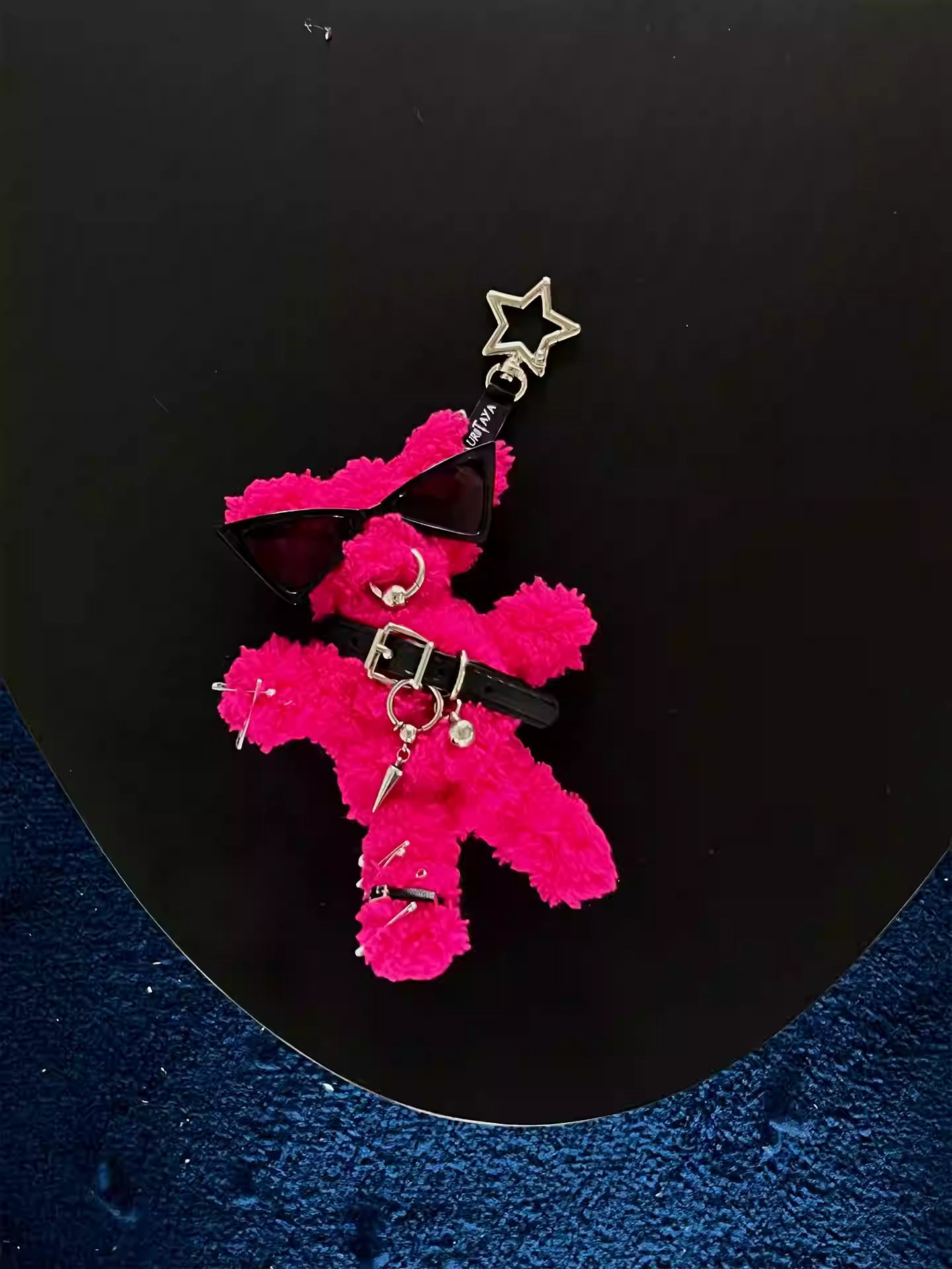 Neon Punk Handmade Designer Toy Bag Charm