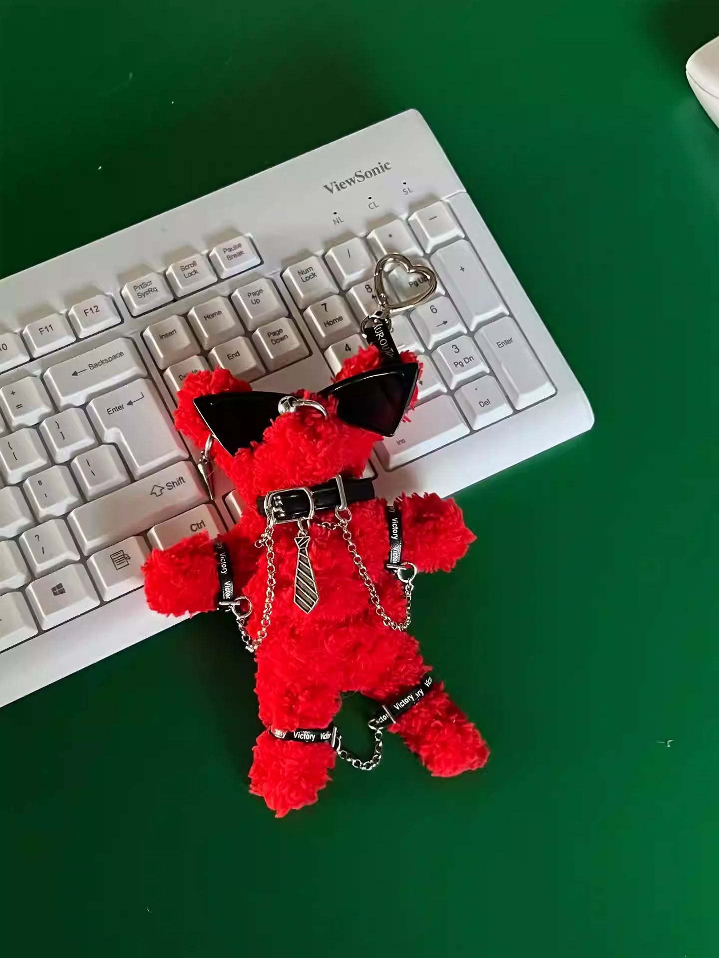 Neon Punk Handmade Designer Toy Bag Charm