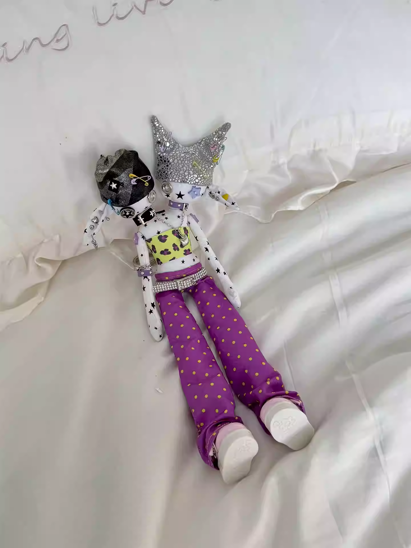 Twin Doll Art Toy Bag Charm