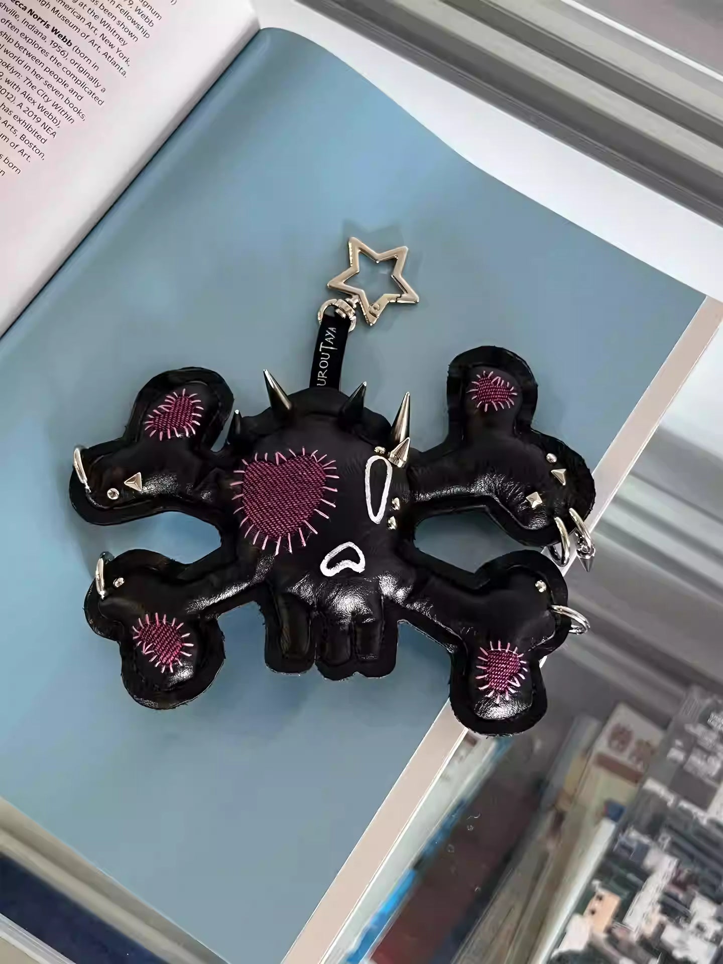 Midnight Fantasy Diary Weird Hand-painted Graffiti Pendant