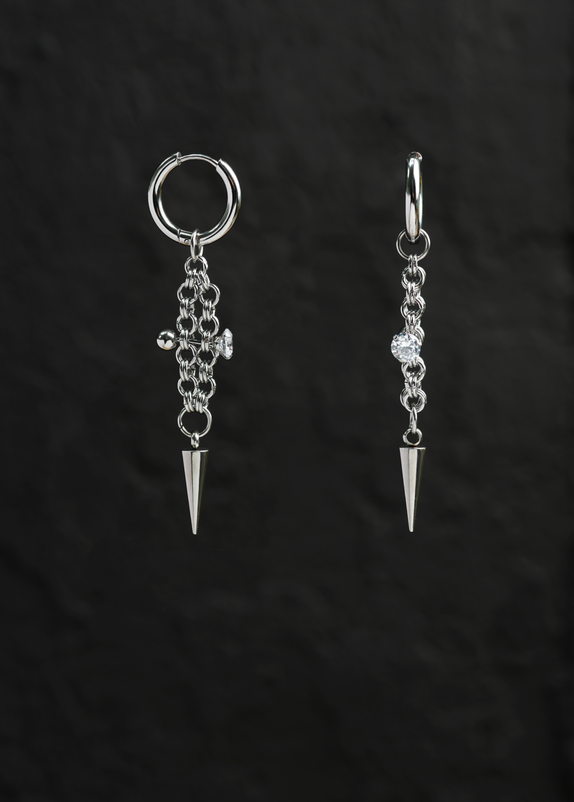 Spike Matrix Earrings L