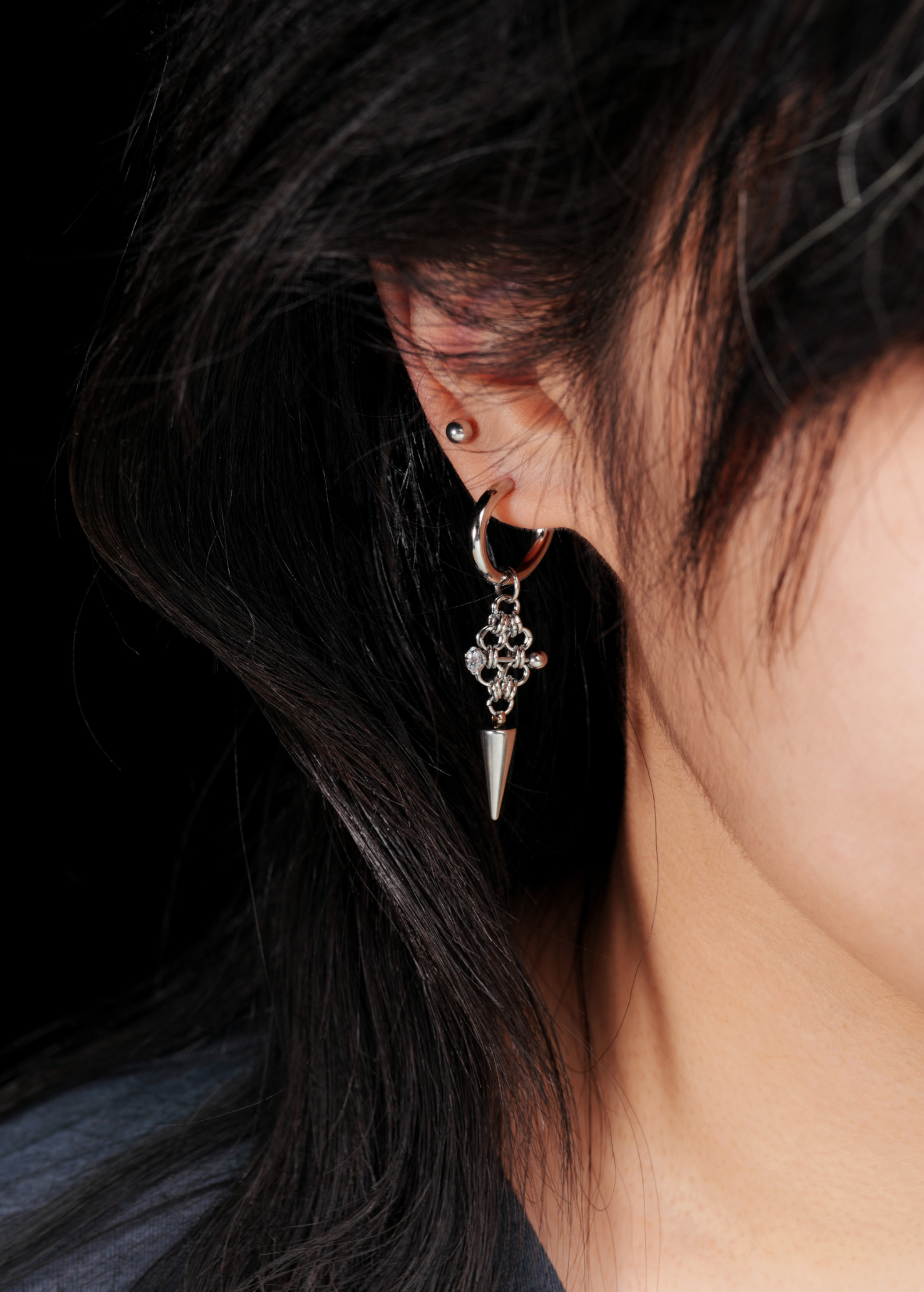 Spike Matrix Earrings S